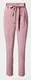 Růžové paperbag kalhoty