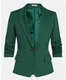 Zelené Vlněné Saka