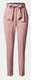 Růžové paperbag kalhoty