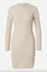Béžové pletené šaty
