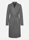 Šedé vlněné kabáty