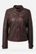 Temno rjava Usnjene Jakne za dame