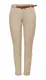 Béžové business kalhoty