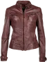 Červené bundy z umělé kůže image