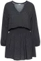 Tmavě šedé halenkové šaty image