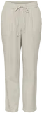 Lněné kalhoty s vysokým pasem image