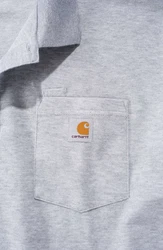 Carhartt Contractors Work Pocket Poloshirt grau/heather grey