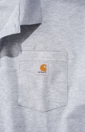 work pocket polo s/s K570 - heather grey - XL