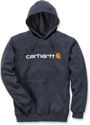 Carhartt Signature Logo Hoodie (100074) grau-weiss/Dunkelgrau/crh-carbon heather (100074)