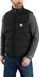 LOOSE FIT MONTANA INSULATED VEST 105475 - black - S