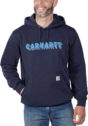Hoodie Rain Defender Logo Graphic Sweatshirt 105944 - new navy - S