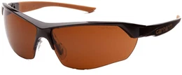 HALF RATCHETING TEMPLE SAFETY GLASSES EGB11DT - bronze - OFA