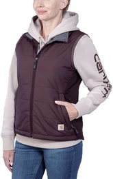 Relaxed Lightweight Insulated Vest 105984 - blackberry - XL