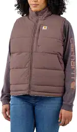 RELAXED FIT MONTANA INSULATED VEST 105607 - Nutmeg - XL