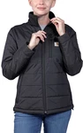 Carhartt Damenjacke Rain Defender Relaxed Fit Lightweight Rugged Flex Insulated schwarz/rot (105912)