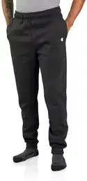 Jogginghose ikonisch lockere Sweatpant entspannte Passform 105307 - black - L