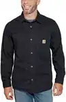 Carhartt Fleece Lined Snap Front Hemd/Jacke Schwarz