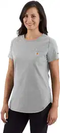 Midweight Pocket T-Shirt 106650 - heather grey - M