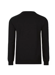 TRIGEMA Sweatshirt aus Biobaumwolle Schwarz/Dunkelgrau