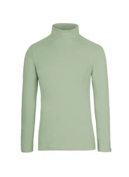 Trigema Rollkragenshirt Hellgrün/Grün