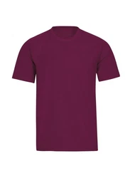 Trigema T-Shirt TRIGEMA T-Shirt DELUXE Dunkelrot/Lila/Rosa