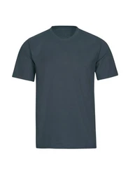 Trigema T-Shirt TRIGEMA T-Shirt DELUXE Dunkelblau/Grau/Dunkelgrau