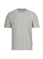 Trigema T-Shirt TRIGEMA T-Shirt DELUXE Grau/Hellgrau