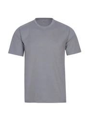 Trigema T-Shirt TRIGEMA T-Shirt DELUXE grau