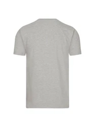 Trigema T-Shirt TRIGEMA V-Shirt DELUXE Grau/Hellgrau