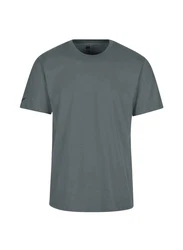 Trigema T-Shirt Dunkelgrau/Grau/Hellgrau/Dunkelgrün