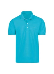 Trigema Poloshirt blau