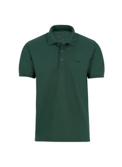 Trigema Poloshirt Dunkelgrün/Grün Trigema Poloshirt Dunkelgrün/Grün