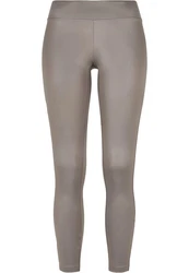 Urban Classics Damen Ladies Synthetic Leather Cycle Shorts 