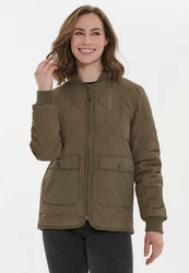 WEATHER REPORT Steppjacke Eilish Khaki/Dunkelgrün/Braun