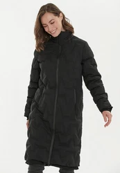 WEATHER REPORT Steppjacke Fosteras mit Kinnschutz Schwarz/Dunkelgrau