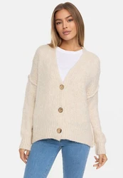 Decay Strickjacke Beige/Khaki