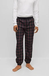 Pyjamahose Cosy Pants Cuff mit allover Karodessin