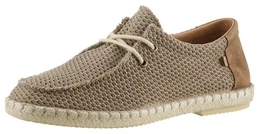 TRUMAN BUZZBEE Bootsschuh, Espadrilles, Sommerschuh, Schnrschuh mit Juterahmen