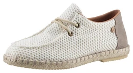 TRUMAN BUZZBEE Bootsschuh, Espadrilles, Sommerschuh, Schnrschuh mit Juterahmen