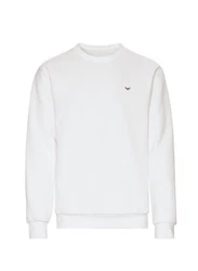 TRIGEMA Herren Sweatshirt Waffeloptik 619501 wei