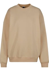 DEF Sweater Crewneck Khaki/Beige/Weiß