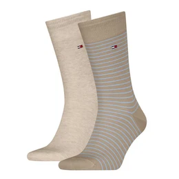 Socken TH MEN SMALL STRIPE SOCK 2P (2-Paar, 2 Paar) mit diskretem Logo