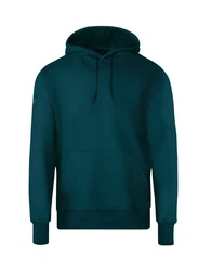 Trigema Kapuzensweatshirt TRIGEMA Hoodie blau