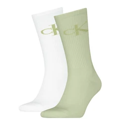 Calvin Klein Jeans Socken CKJ MEN SOCK 2P MONOGRAM Grün/Hellgrün/Dunkelgrün/Khaki