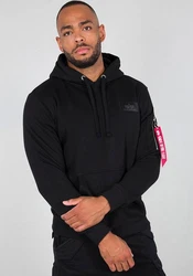 ALPHA INDUSTRIES Sweatshirt Schwarz/Rot