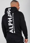 ALPHA INDUSTRIES Sweatshirt Schwarz/Rot