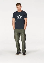 ALPHA INDUSTRIES T-Shirt Grau/Schwarz/Dunkelgrau/Hellgrau/Blau/Hellblau/Dunkelblau