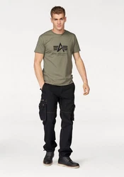ALPHA INDUSTRIES T-Shirt Dunkelgrün
