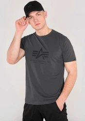 ALPHA INDUSTRIES T-Shirt Grau/Hellgrau/Dunkelgrau/Dunkelgrün