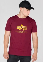 ALPHA INDUSTRIES T-Shirt Rot/Dunkelrot/Rosa/Fliederfarben/Lila/Bordeaux